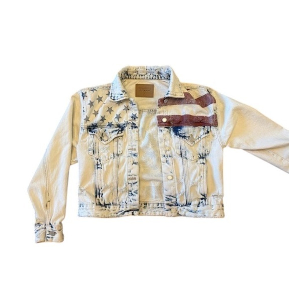 BLANKNYC American Flag Denim Jacket Women's‎ Small